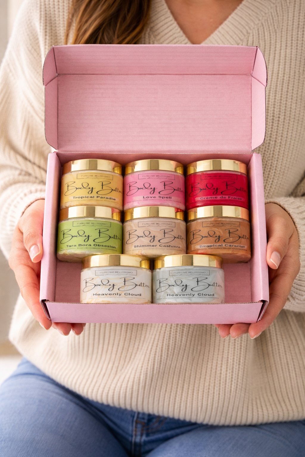 Luxurious Shea Body Butter Sample Box -8 body butters