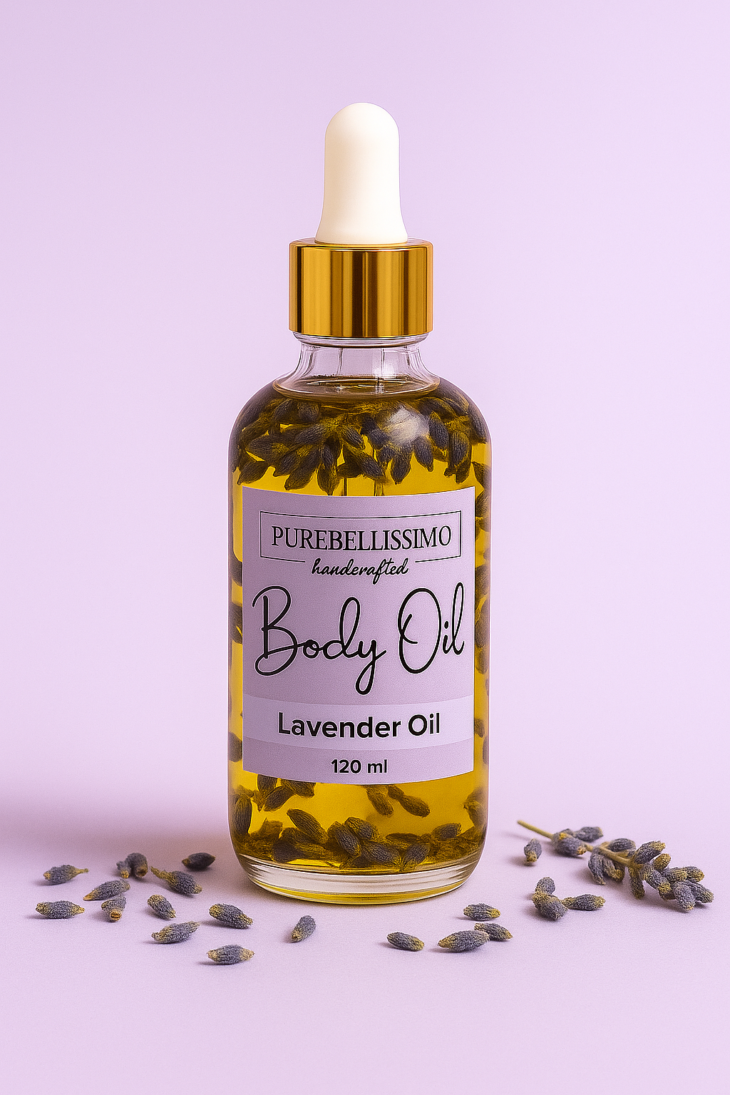 Lavender Body Oil | Lightweight Hydrating Glow | PureBellissimo