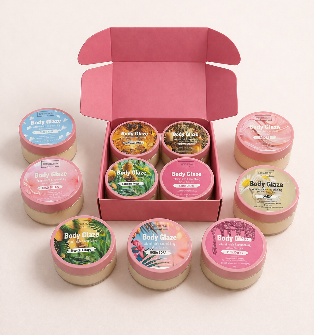 Customize Your Own Body Glaze Box (Choose Any 4) | Hydrating Glossy Skin Set