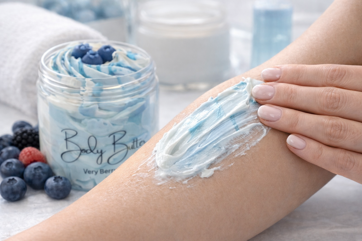 Very Berry Kiss Body Butter | Whipped Shea Butter | PureBellissimo