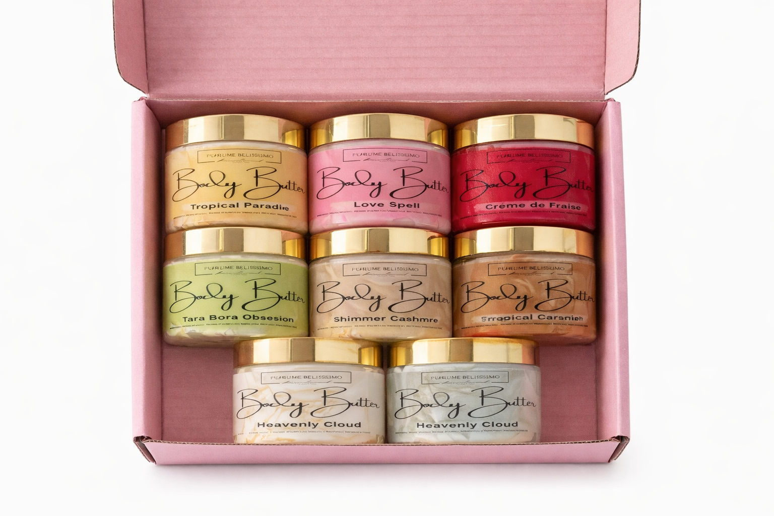 Luxurious Shea Body Butter Sample Box -8 body butters