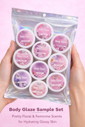 Floral Body Glaze Sample Set – 9 Mini Glazes | Pretty Feminine Floral Scents