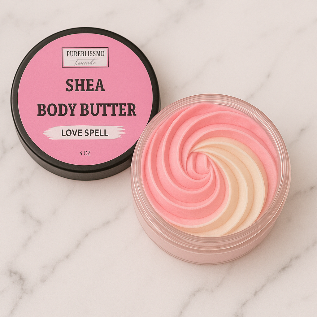 Whipped Body Shea Butter Floral Body Moisturizer for Dry Skin