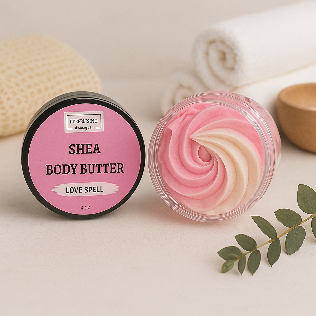Whipped Body Shea Butter Floral Body Moisturizer for Dry Skin