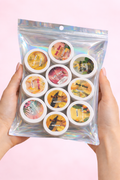 Body Glaze Sample Pack – 9 Gourmand & Tropical Scents | Hydrating Glossy Skin Collection